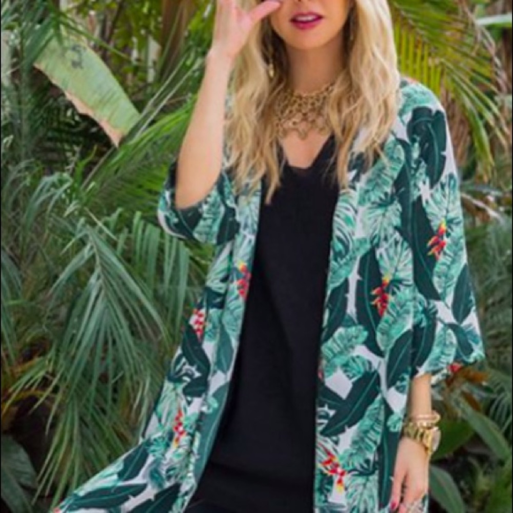 Rachel Zoe Palm Duster. Brand new with tags.